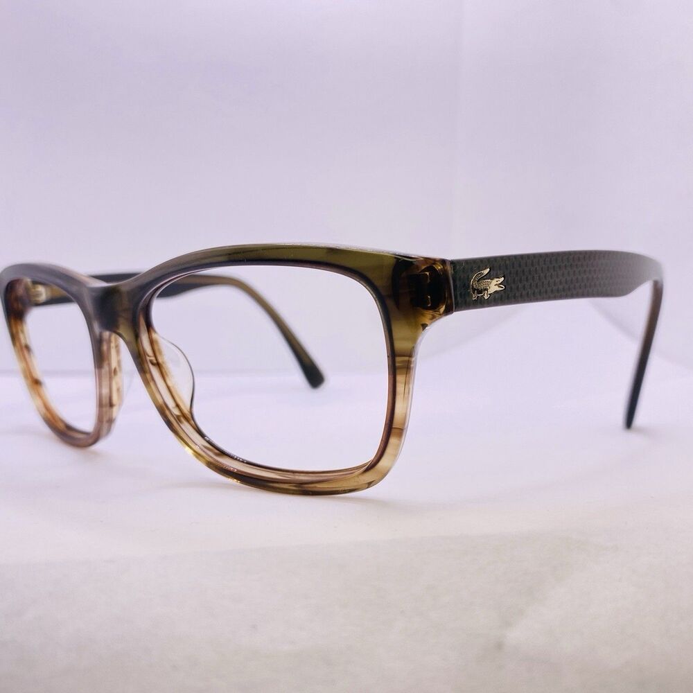 Lacoste Eyeglasses Frames Authentic L 55 [] 16 140 Gradient Green Brown